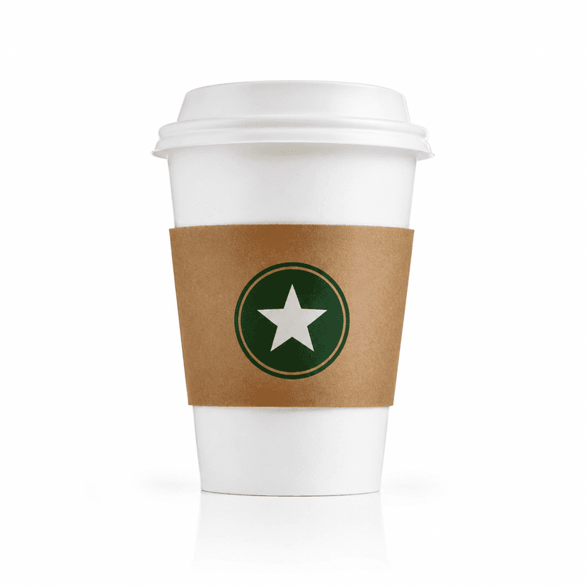 A premium coffee cup.